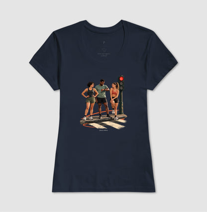 Camiseta Unissex - Semáforo Vermelho