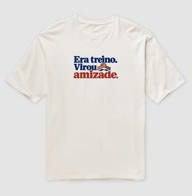 Camiseta Oversized - Amizade Salva