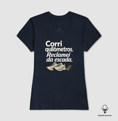 Camiseta Algodão Peruano - Escada Surpresa