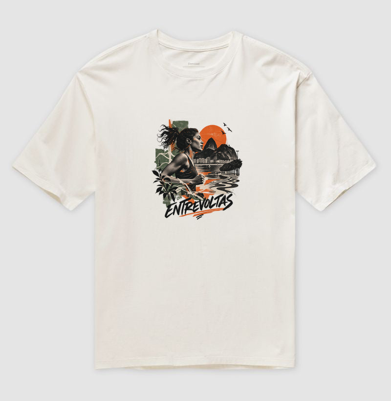 Camiseta Oversized - Entrevoltas em Movimento