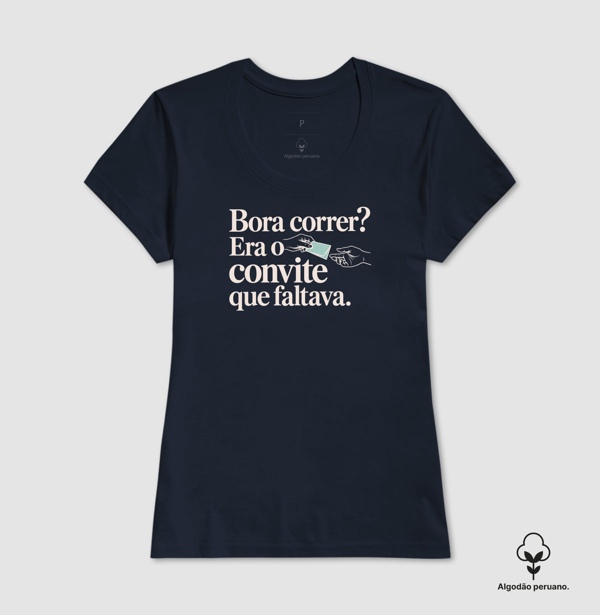 Camiseta Algodão Peruano - Convite Aceito