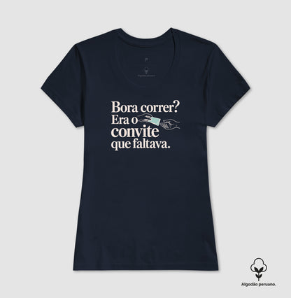 Camiseta Algodão Peruano - Convite Aceito