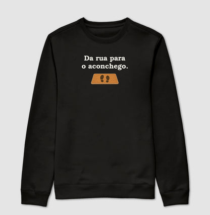 Suéter Moletom - Da Rua para Casa, Preta