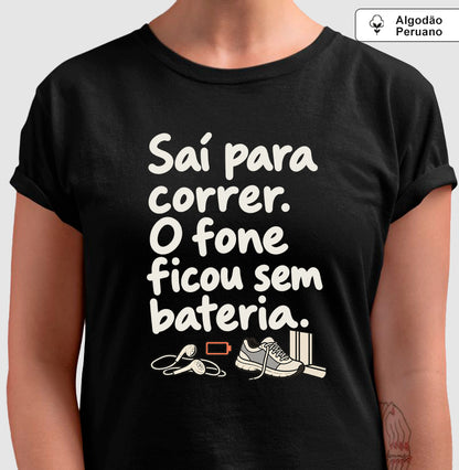 Camiseta Algodão Peruano - Fone Sem Carga