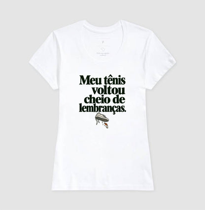 Camiseta Unissex - Areia de Brinde, Feminino, Branca