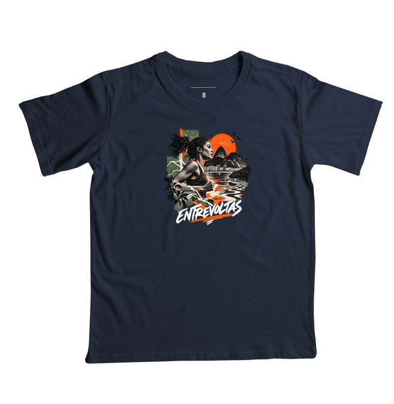 Camiseta infantil - Entrevoltas em Movimento
