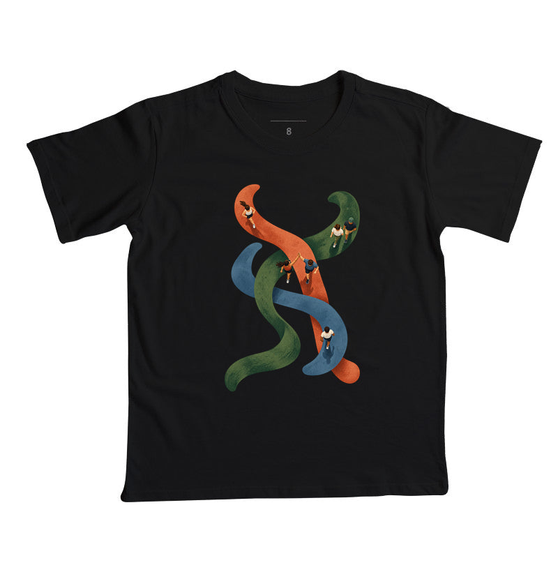 Camiseta Infantil - Rotas que se Cruzam