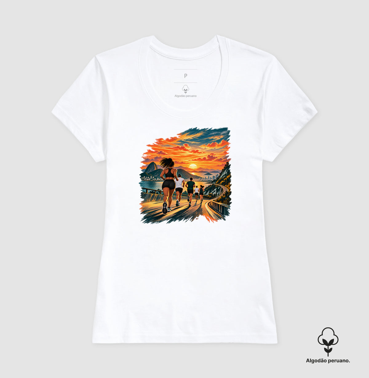 Camiseta Algodão Peruano - Última Luz