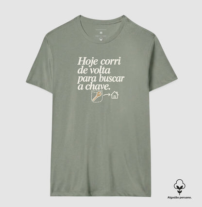 Camiseta Algodão Peruano - Chave Esquecida