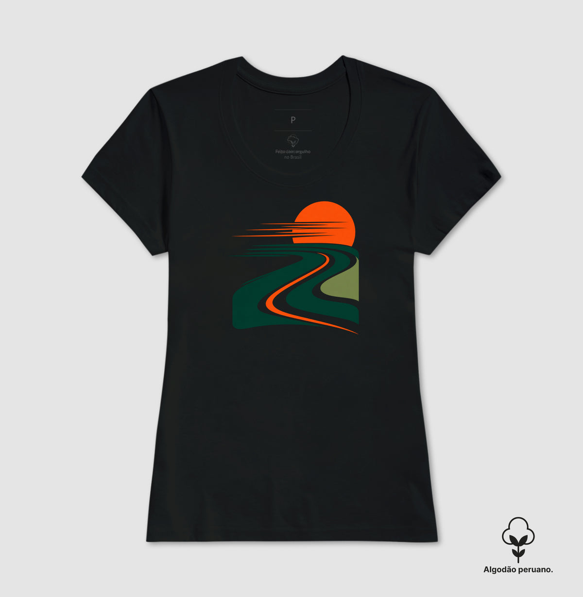 Camiseta Algodão Peruano - Pulso do Percurso