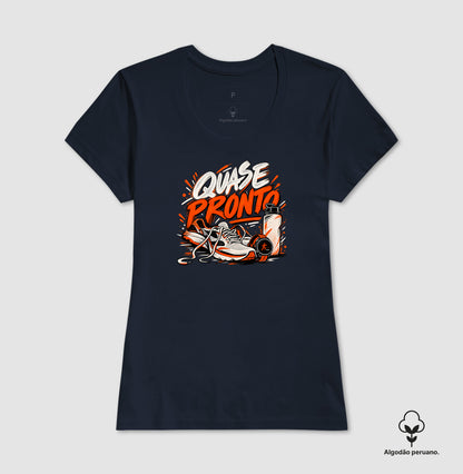Camiseta Algodão Peruano - Cinco Minutos Para Sair