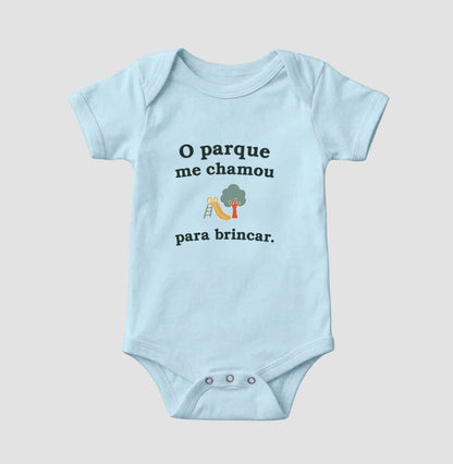 Body Infantil - Chamado do Parque, Azul Bebê