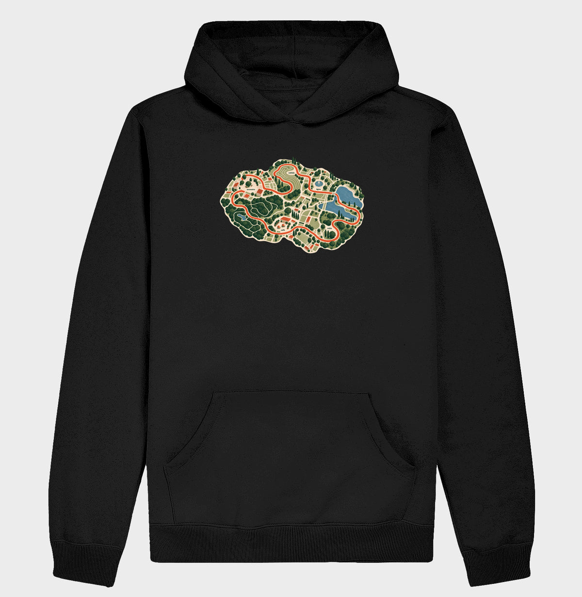 Hoodie Moletom - Mapa do Corre