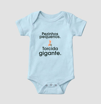 Body Infantil - Torcida Pequena, Azul Bebê