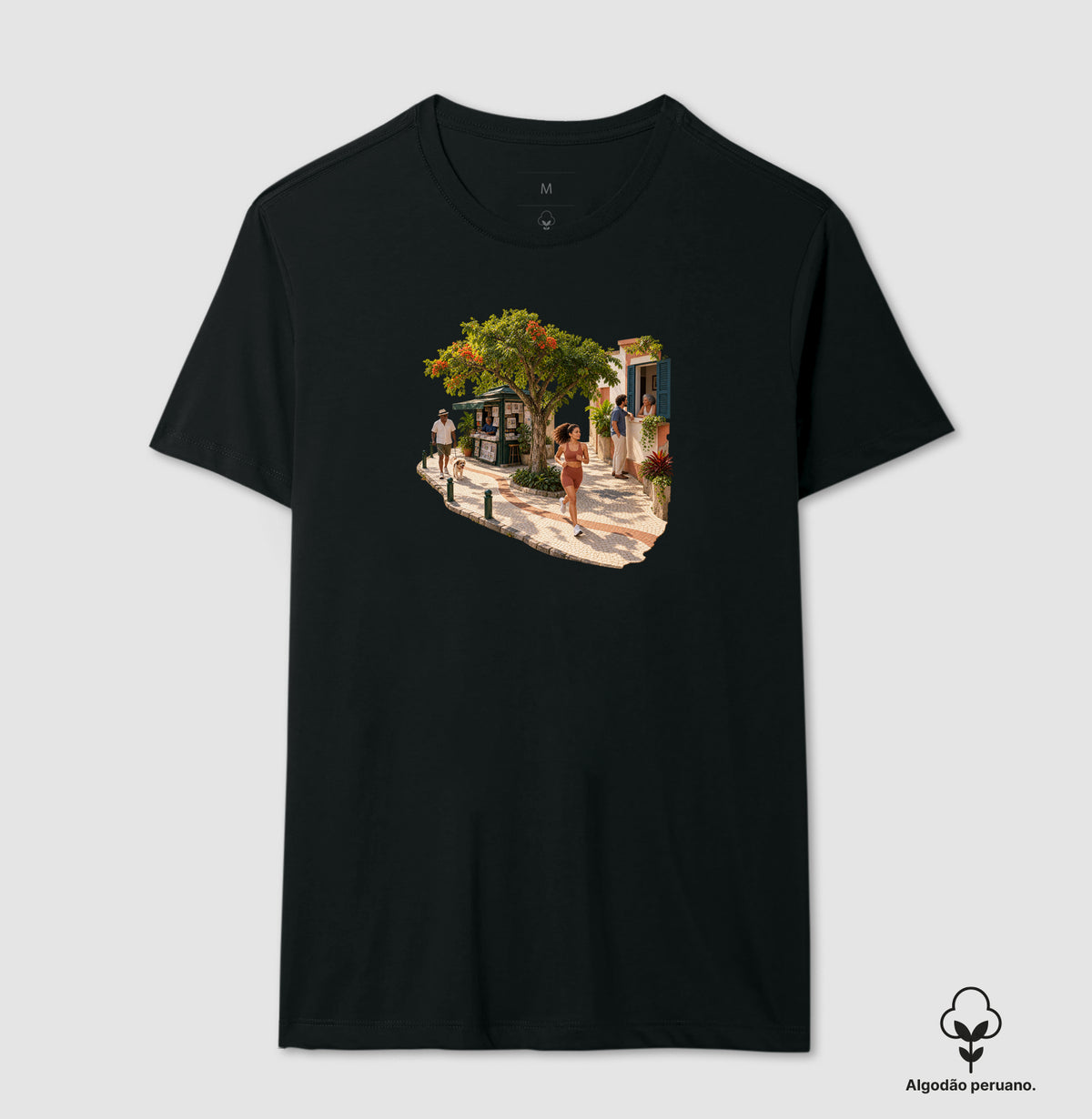 Camiseta Algodão Peruano - Calçada Viva