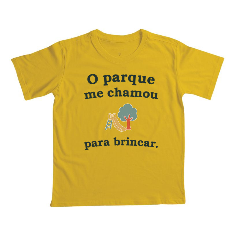 Camiseta Infantil - Chamado do Parque, Amarelo