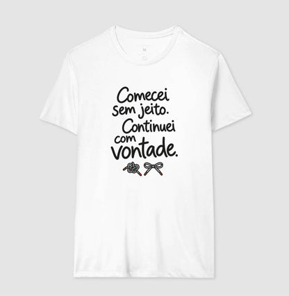 Camiseta Unissex - Outro Começo, Masculino, Branca