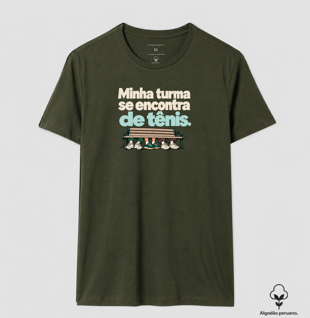 Camiseta Algodão Peruano - Turma de Rua