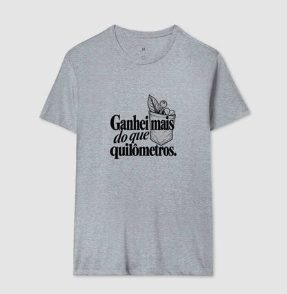Camiseta Unissex - Conquista de Rua — Masculino, Cinza