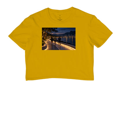 Cropped - Noite Refletiva, Amarelo