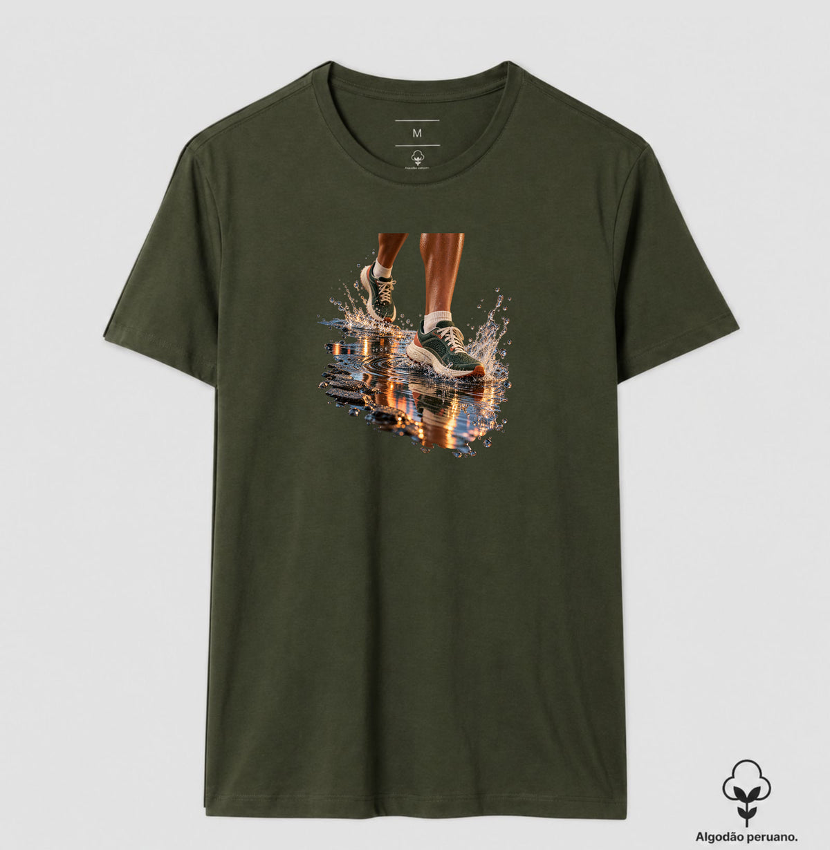 Camiseta Algodão Peruano - Depois da Chuva