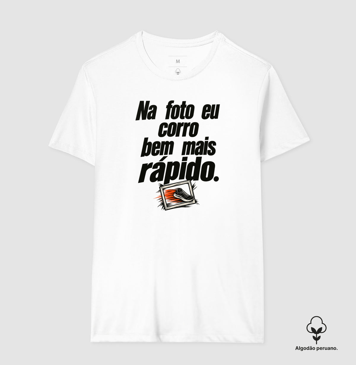 Camiseta Algodão Peruano - Na Hora da Foto