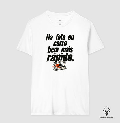 Camiseta Algodão Peruano - Na Hora da Foto