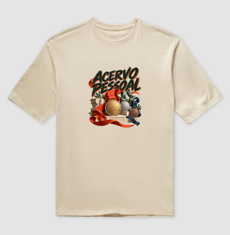 Camiseta Oversized - Museu de Medalhas