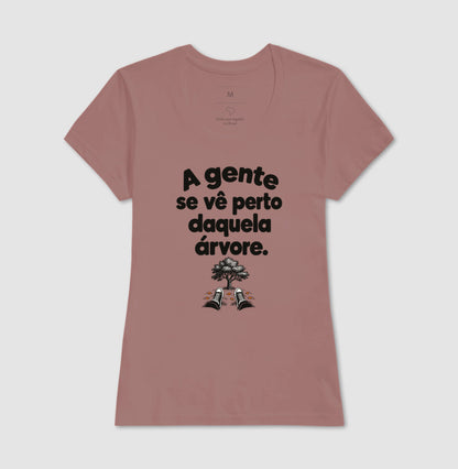 Camiseta Unissex - Ponto de Encontro, Feminino, Rosa