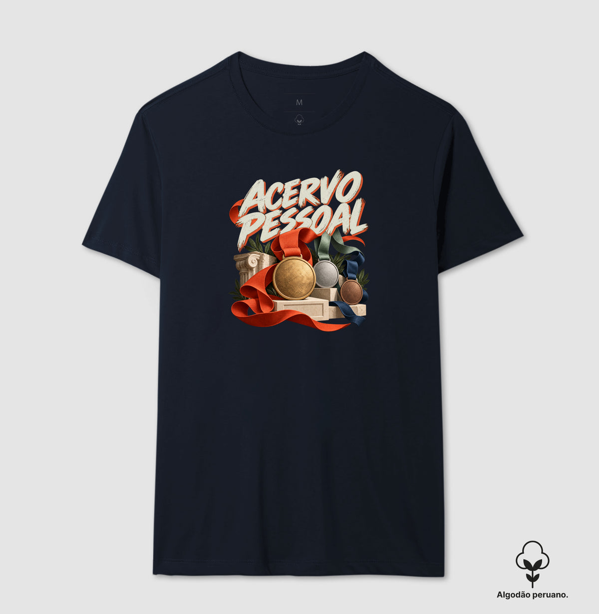 Camiseta Algodão Peruano - Museu de Medalhas