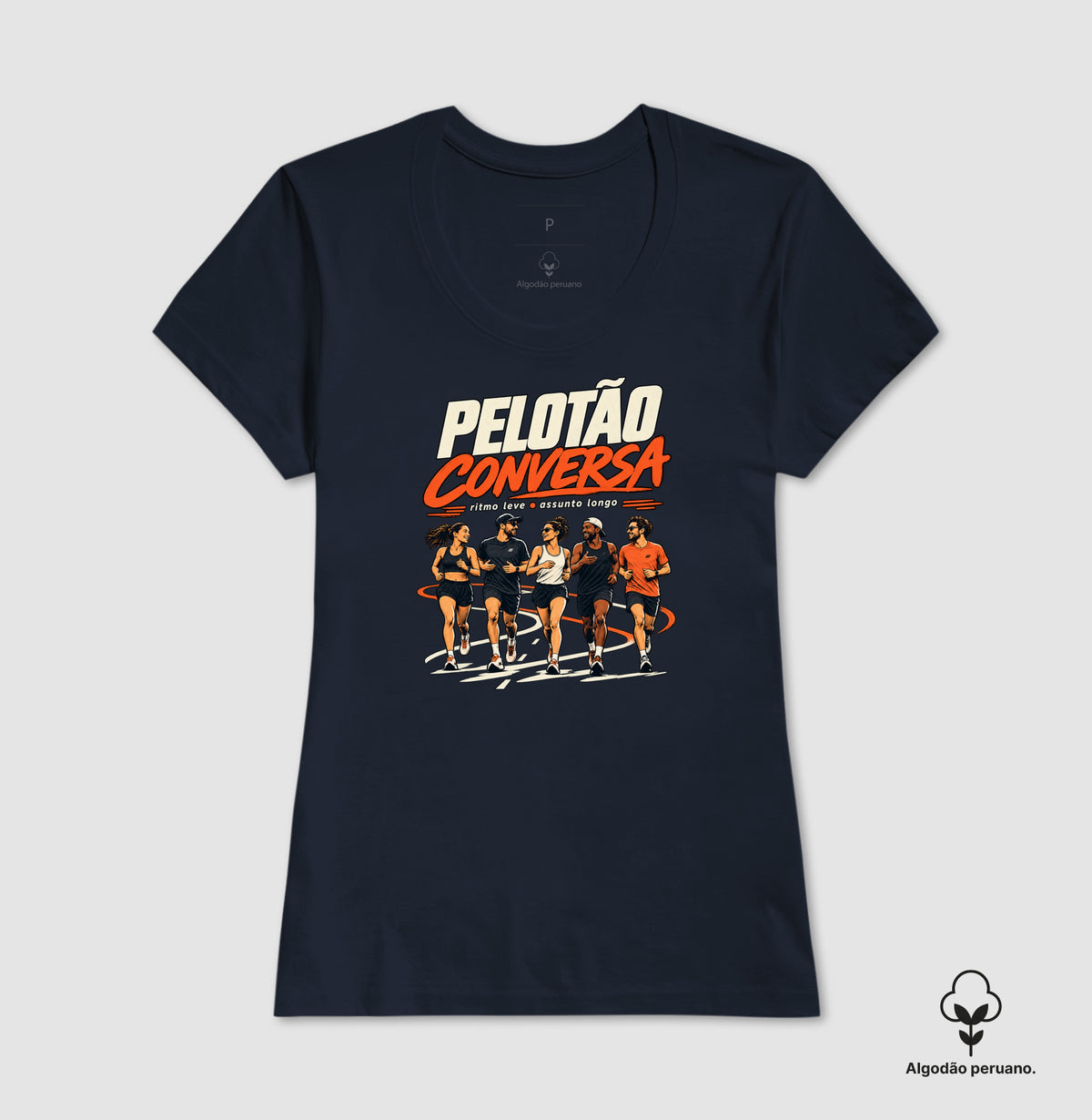 Camiseta Algodão Peruano - Pelotão Conversa