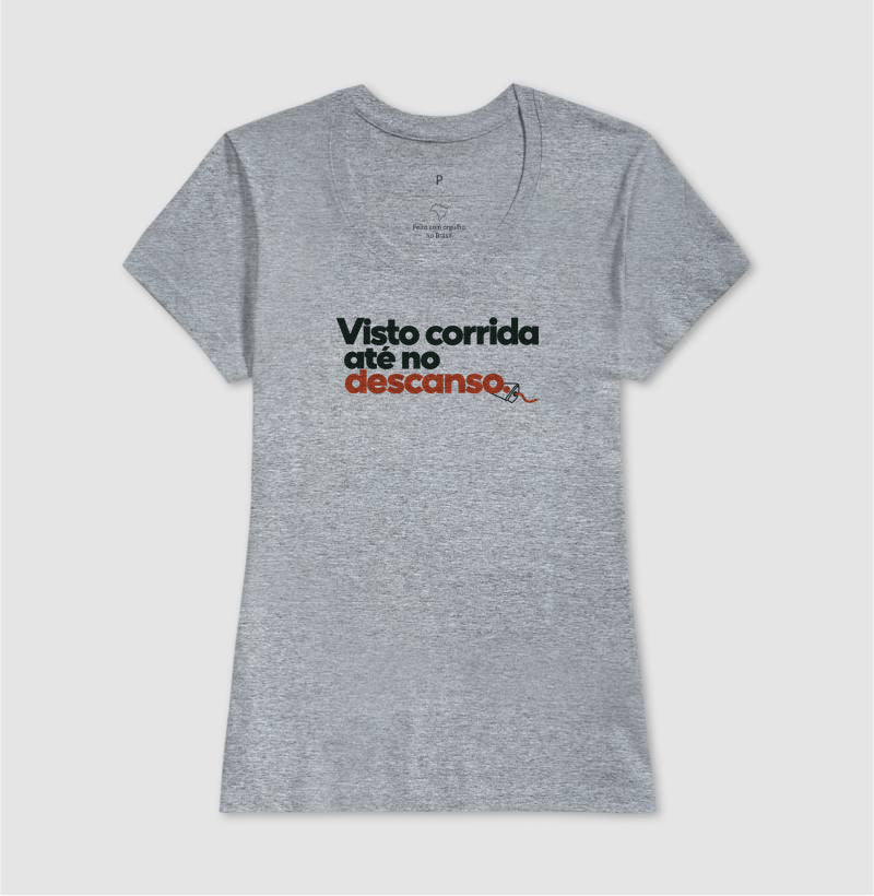 Camiseta Unissex - Corrida no Guarda-Roupa
