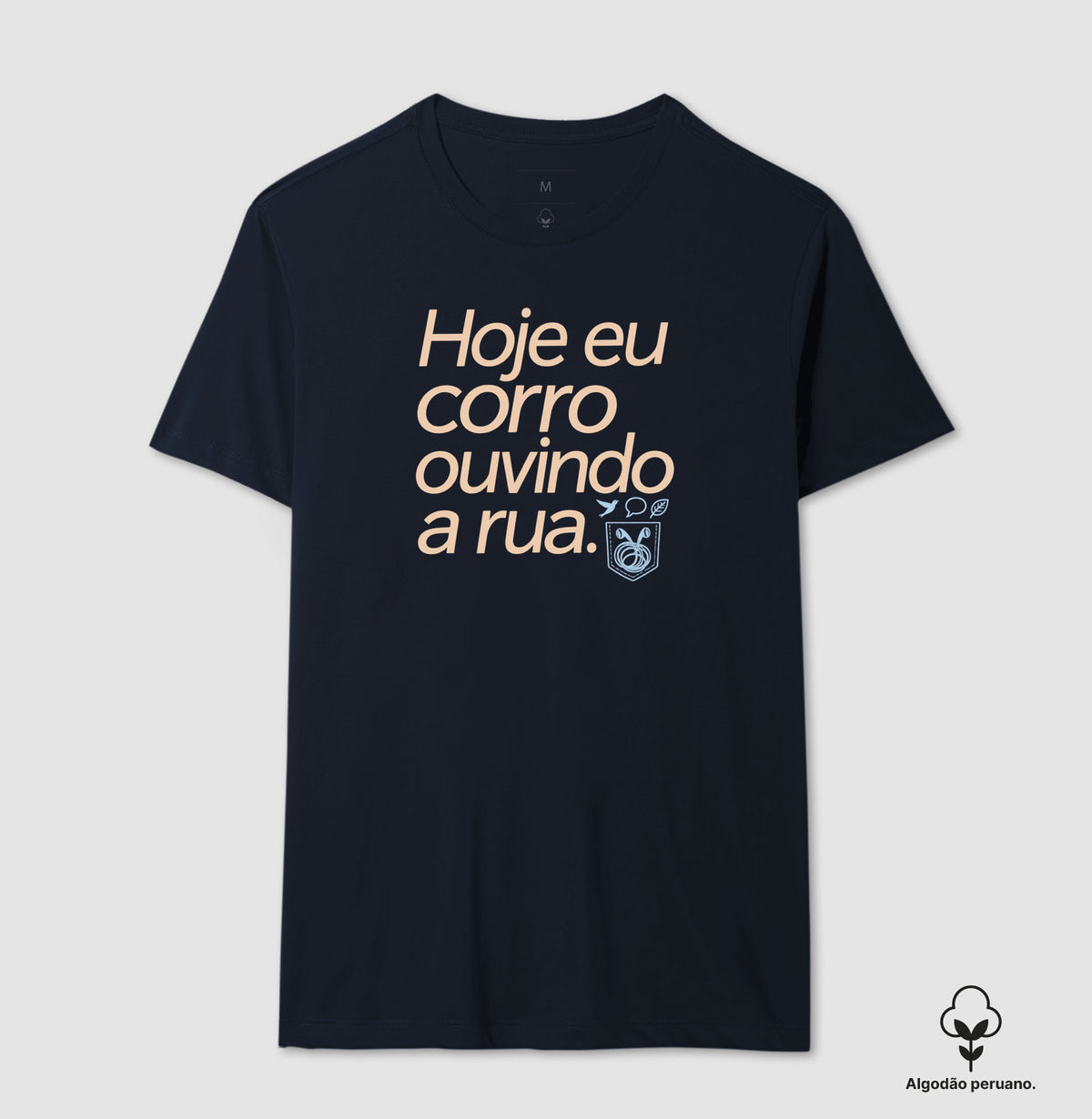 Camiseta Algodão Peruano - Música Guardada