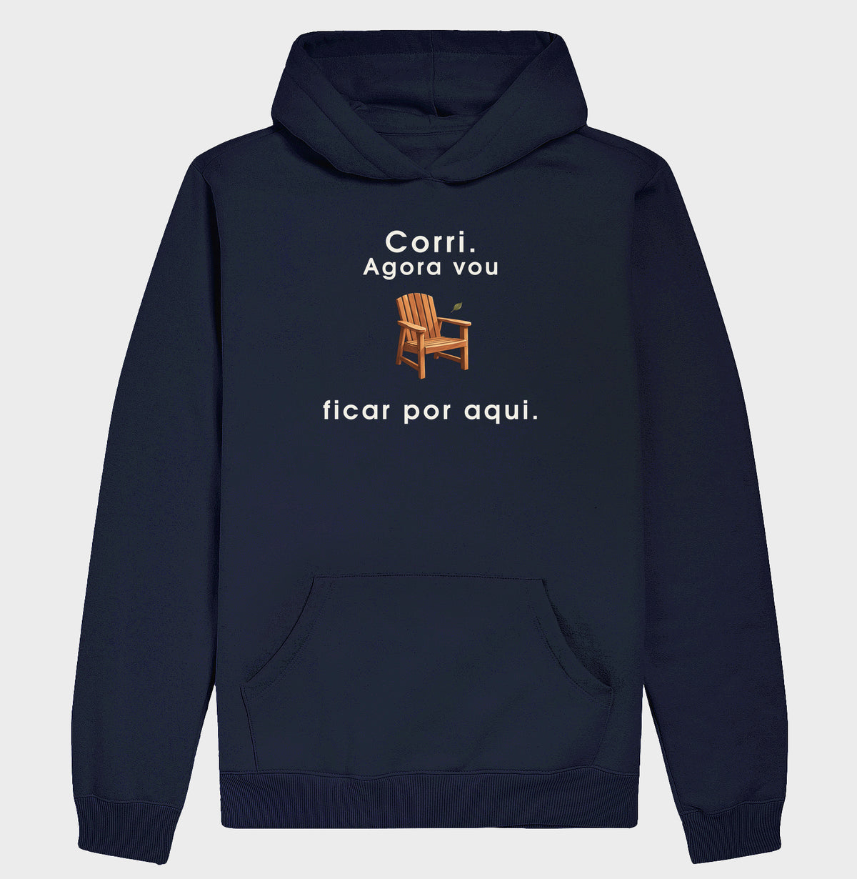 Moletom com Capuz - Ficar por Aqui