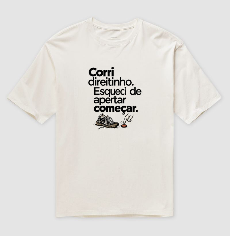 Camiseta Oversized - Botão Esquecido