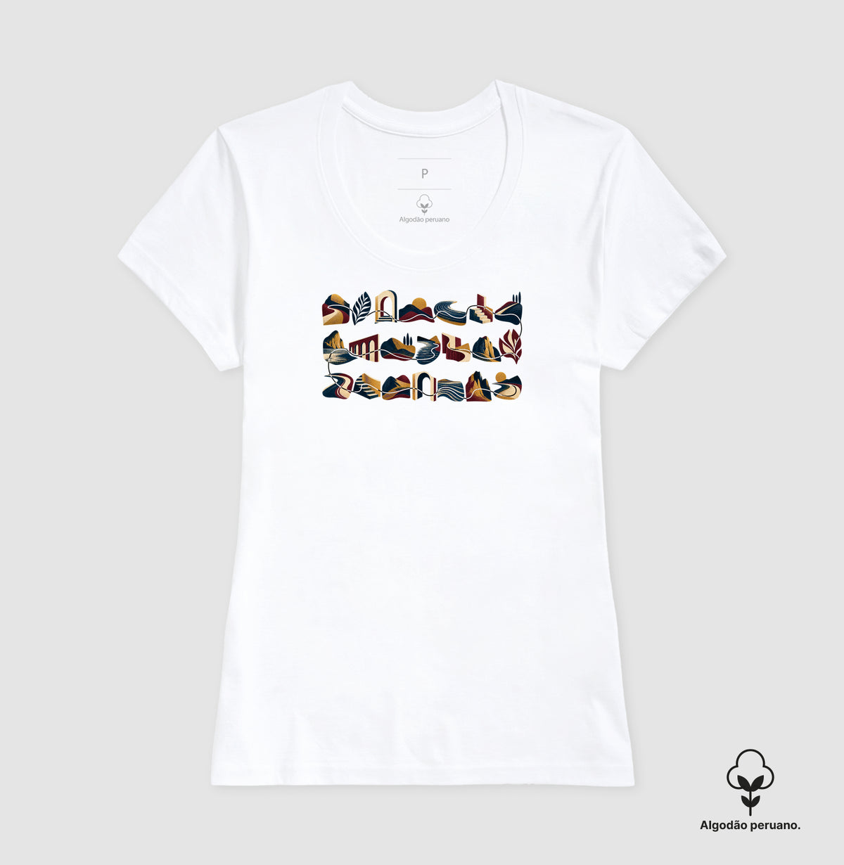 Camiseta Algodão Peruano - Meia História