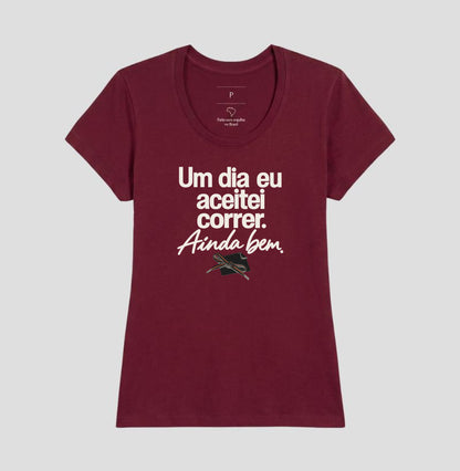 Camiseta Unissex - Primeiro Convite, Feminino, Bordeaux