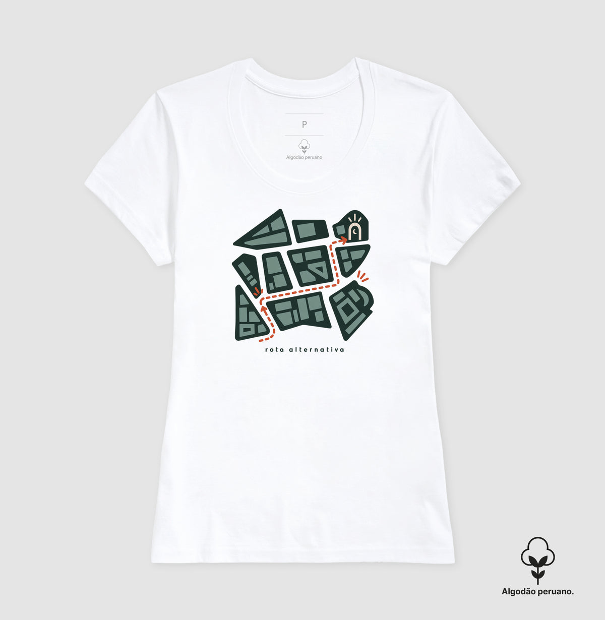 Camiseta Algodão Peruano - Plano de Emergência