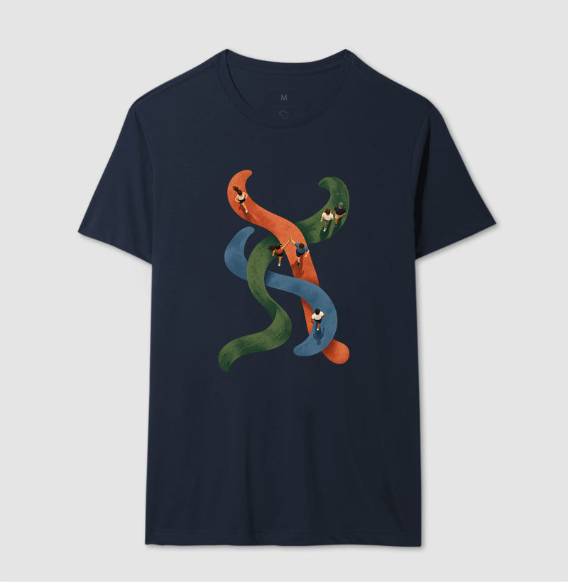 Camiseta Unissex - Rotas que se Cruzam