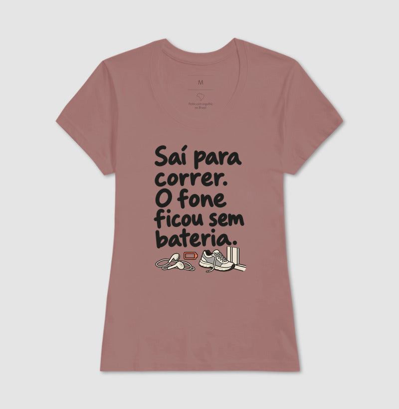 Camiseta Unissex - Fone Sem Carga