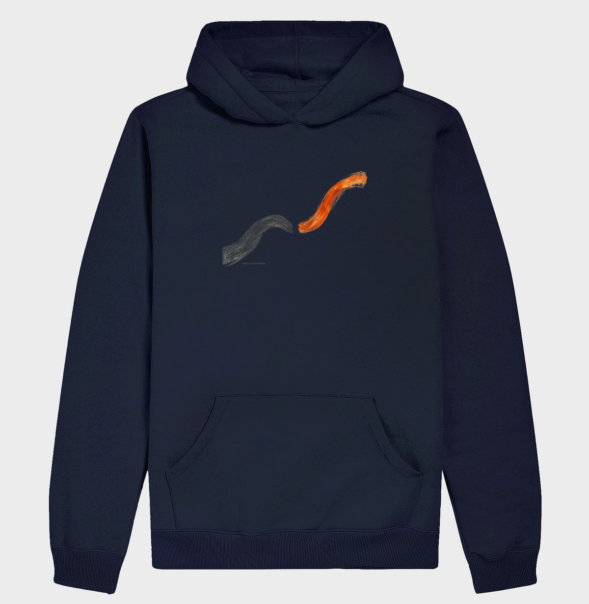 Hoodie Moletom - Voltei a Correr, Marinho