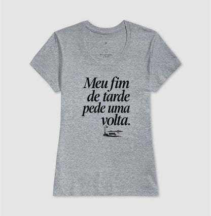 Camiseta Unissex - Noite de Esquina, Feminino, Cinza