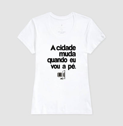 Camiseta Unissex - Outro Olhar, Feminino, Branca