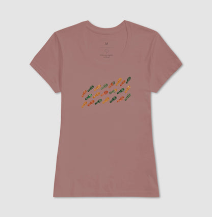 Camiseta Unissex - Passos que Ficaram, Feminino, Rosa