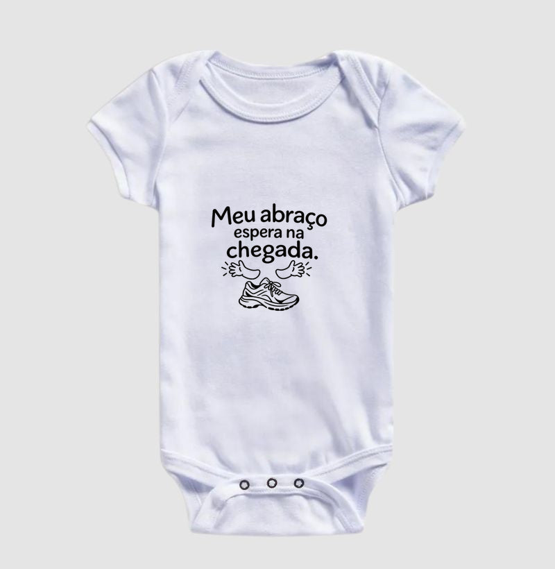 Body Infantil - Abraço na Chegada, Branca