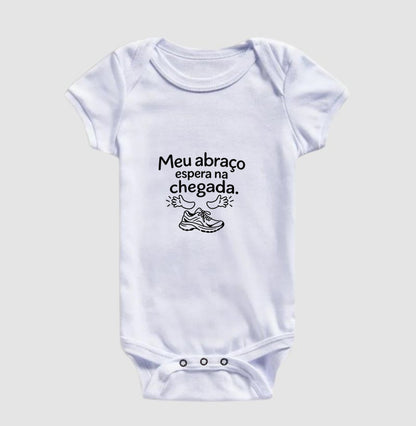 Body Infantil - Abraço na Chegada, Branca