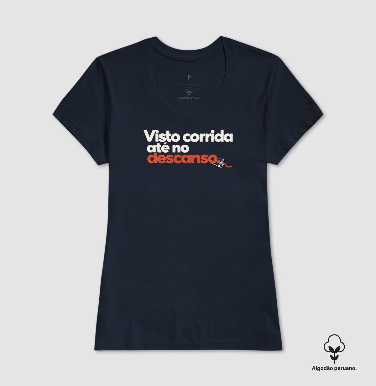 Camiseta Algodão Peruano - Corrida no Guarda-Roupa