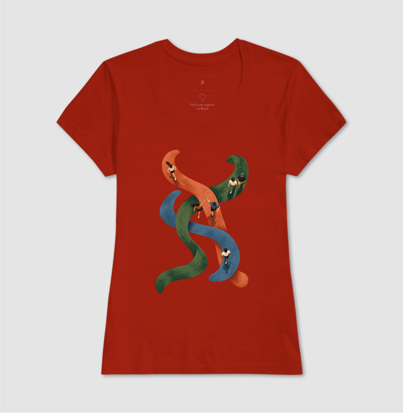 Camiseta Unissex - Rotas que se Cruzam