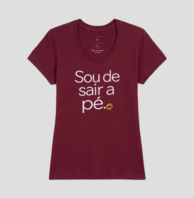 Camiseta Unissex - Gosto de Ir a Pé