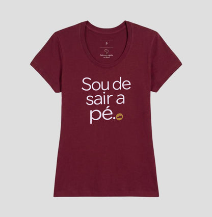 Camiseta Unissex - Gosto de Ir a Pé